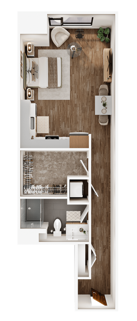 studio, 1 bath apartment home at 24fifty in Denver, CO